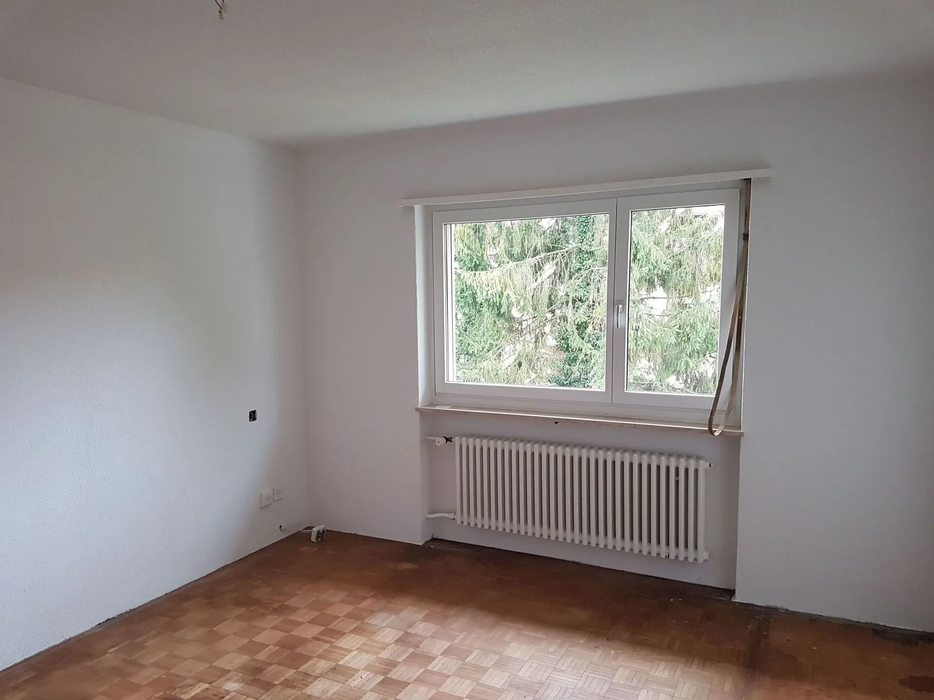 Wohnraum nach Rückbau – nachher der Ausführung