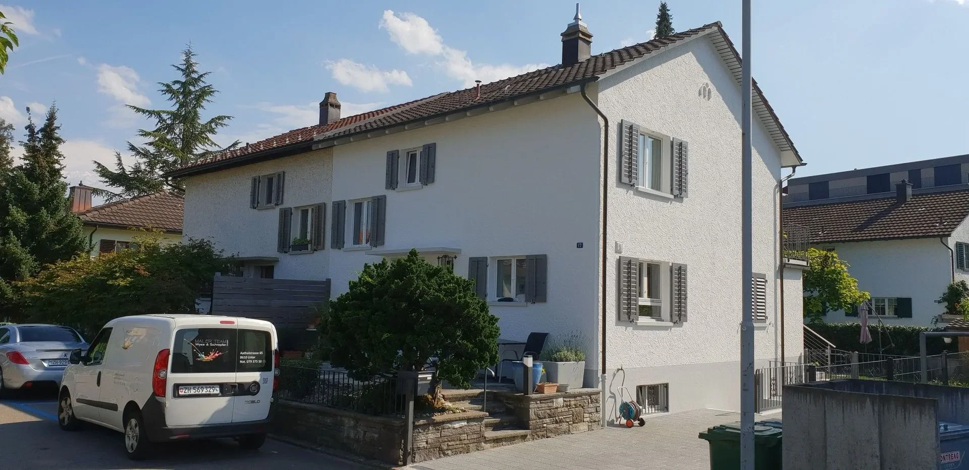 Fassadenrenovation in Uster – MALER TEAM Wyss & Partner GmbH
